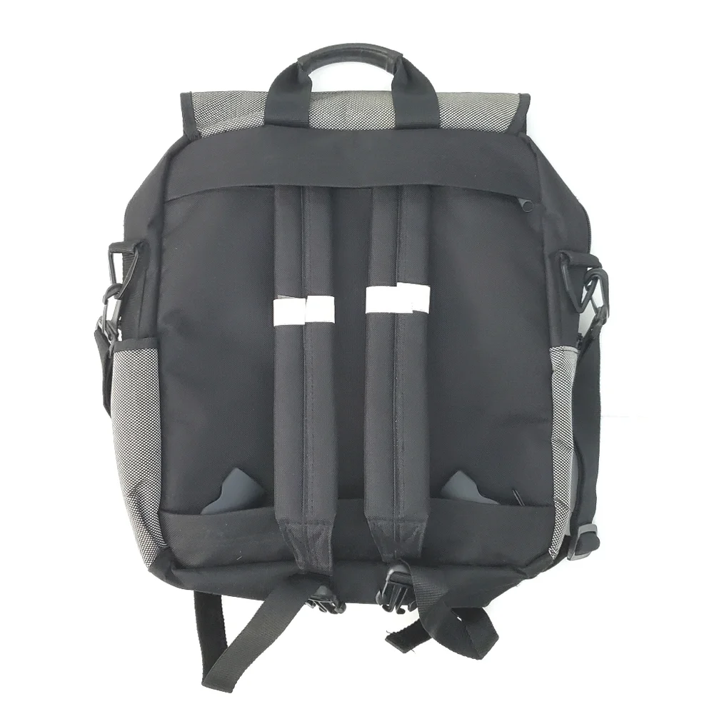 ATI Graphics Leeds Laptop Bag Convertible Backpack Messenger Organizer Black
